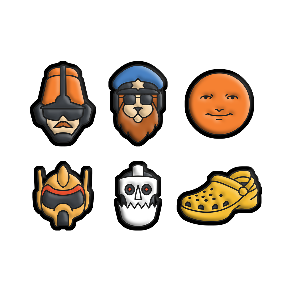 TWRP Character Jibbitz 6-Pack