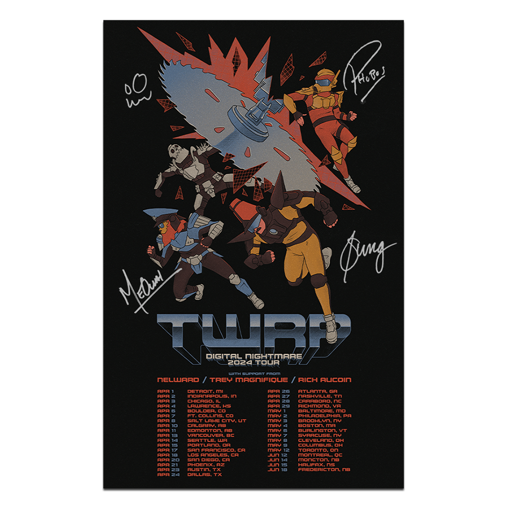 Digital Nightmare 2024 Tour Poster SIGNED