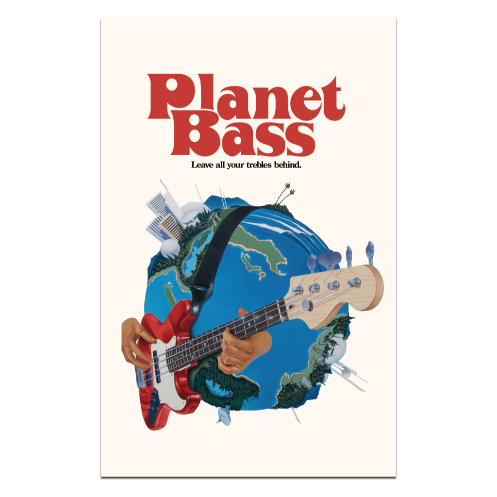 Planet Bass Poster
